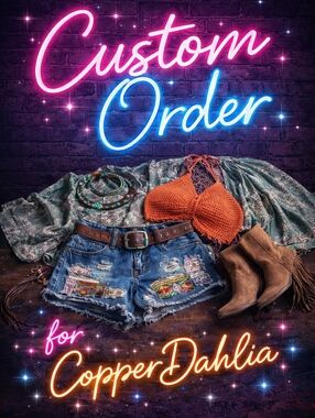 Custom Order For Copper Dahlia